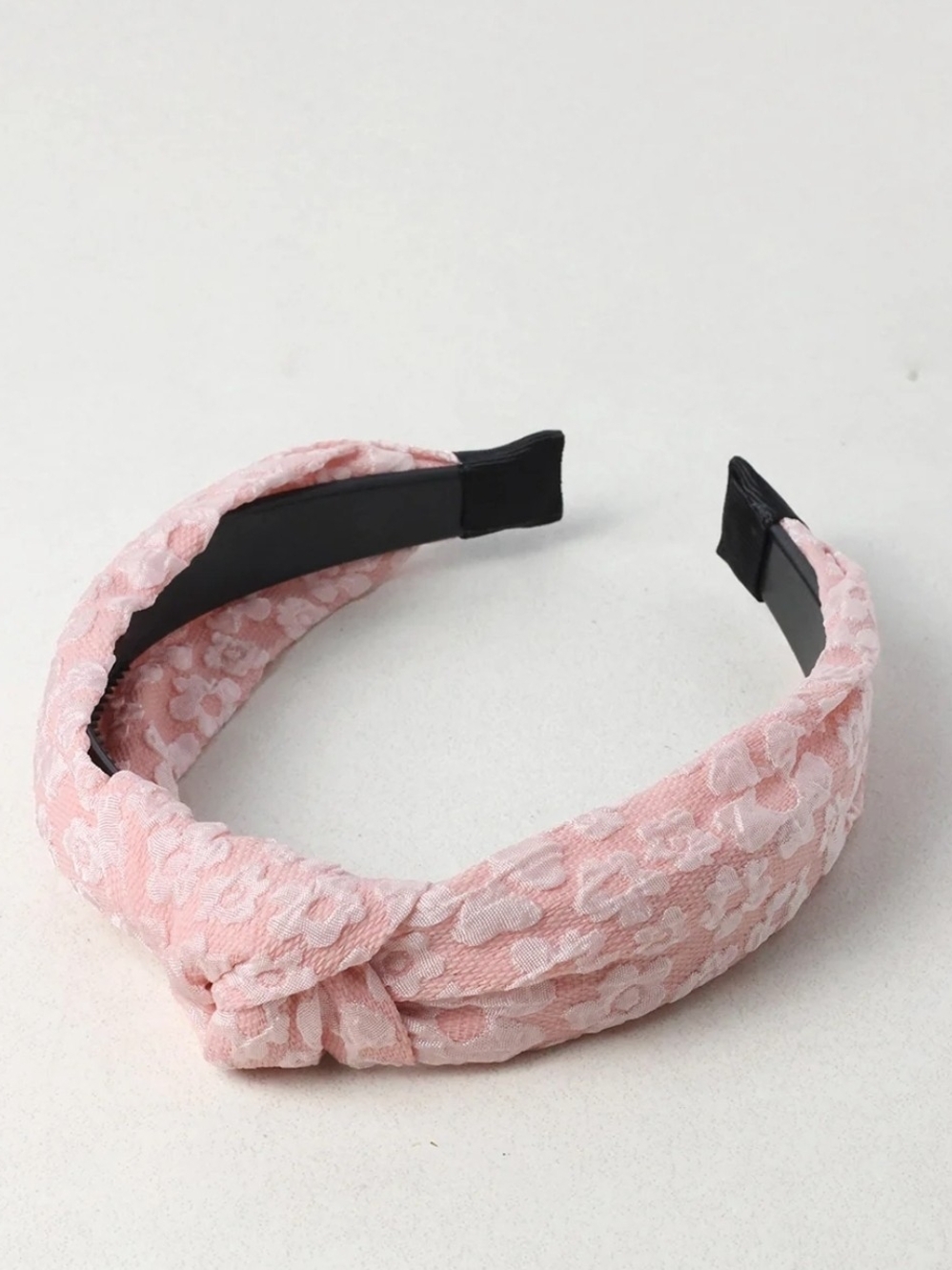 Pink Lace Floral Knot Headband - Women's Hair Accessories BNIB